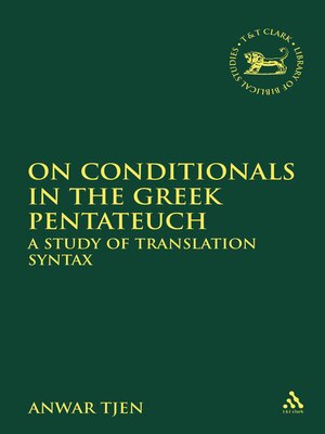 cover image of On Conditionals in the Greek Pentateuch